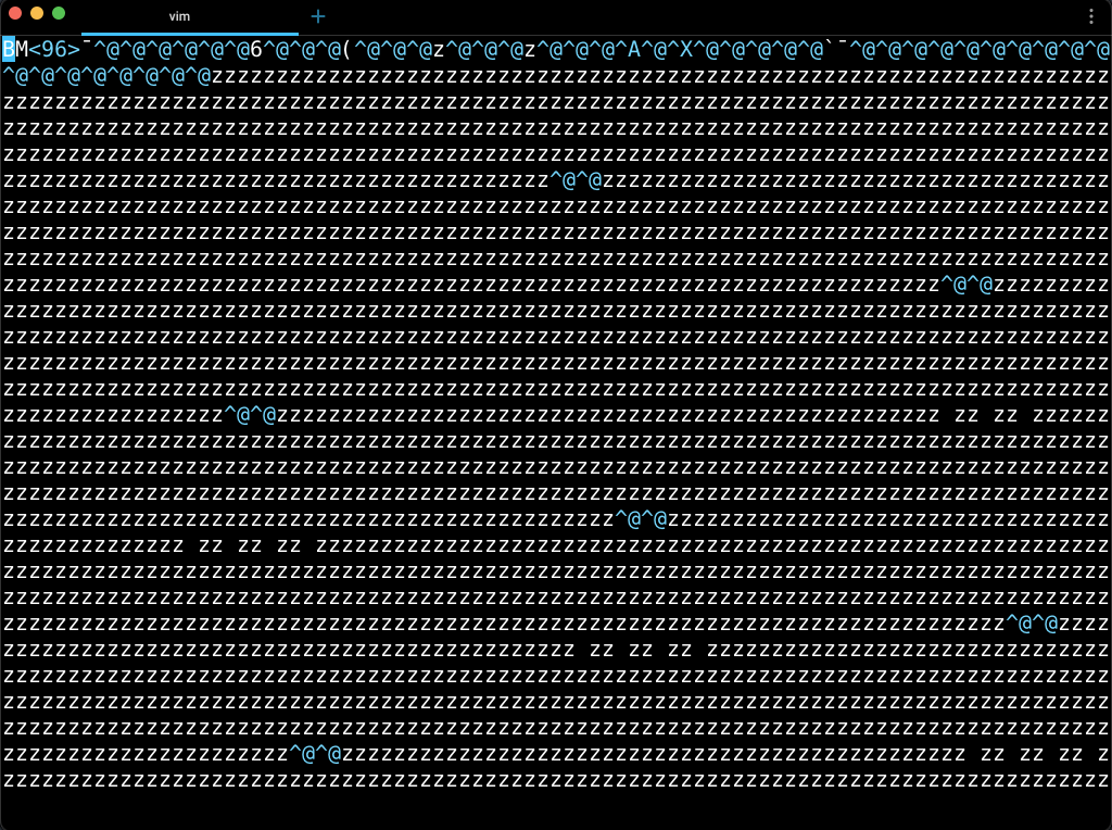 Vim output